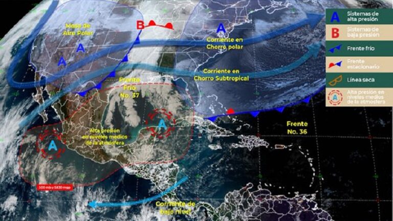 Clima hoy México 22 de febrero: lluvias fuertes y ambiente frío
