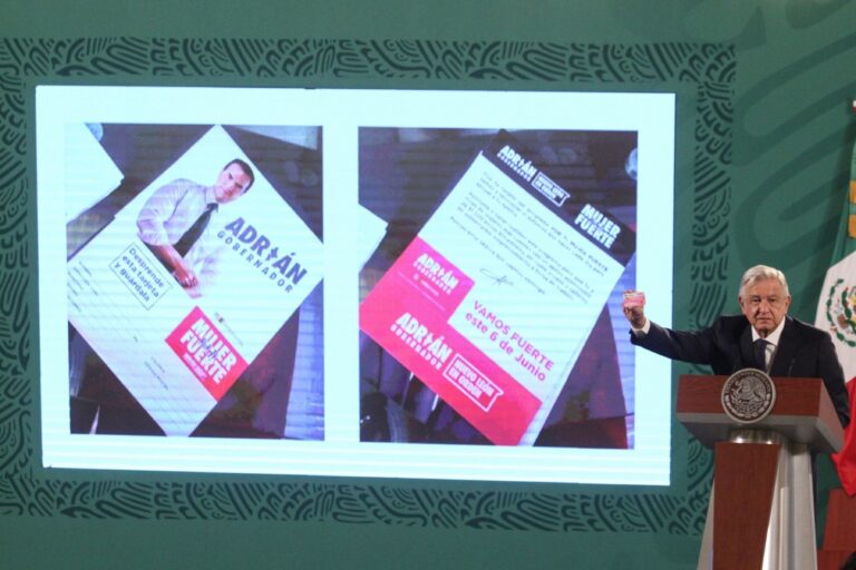 El presidente violó los artículos 41 y 134 al pedir sanción contra un candidato