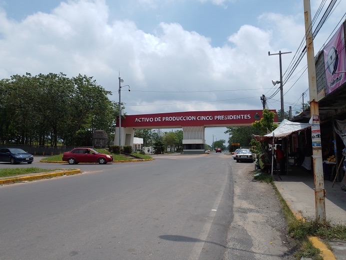 Áreas de Pemex en Agua Dulce en “La Mañanera” de AMLO