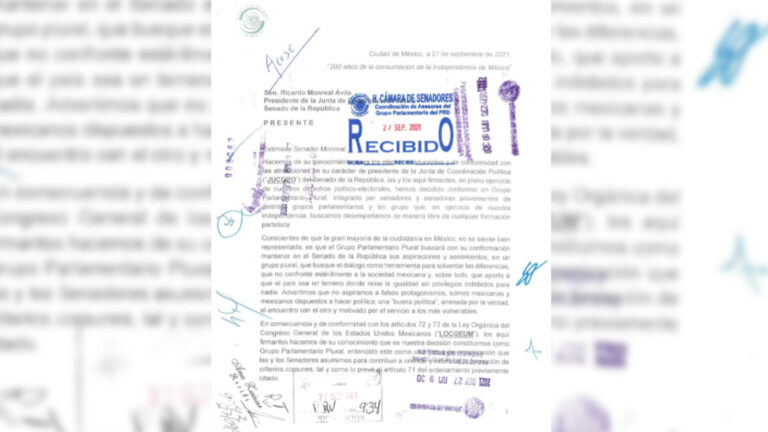 Van por nueva “bancada independiente” en el Senado