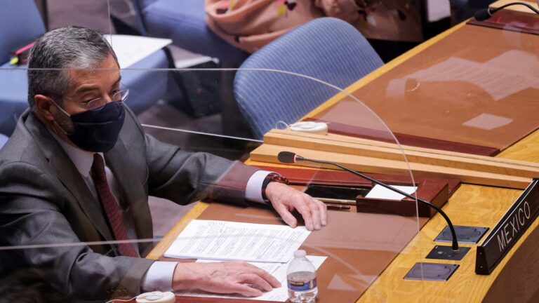En Consejo de Seguridad de la ONU, México llama a respetar el derecho internacional humanitario