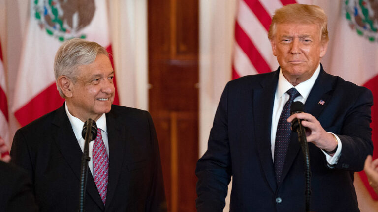 A AMLO le cae bien Donald Trump “aunque sea capitalista” y niega falta de respeto