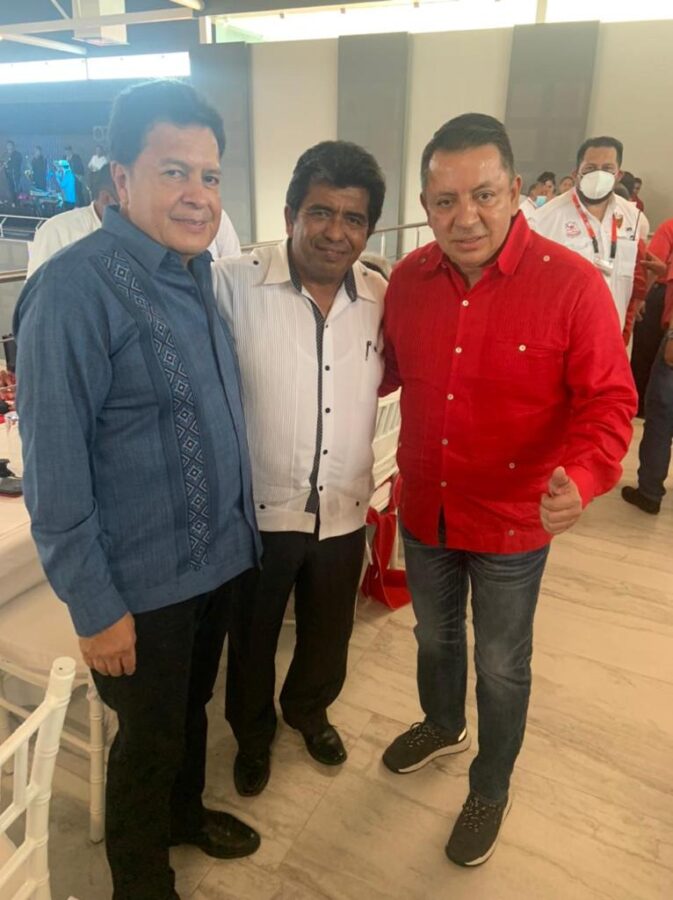 RABELO…en la histórica visita de Ricardo Aldana a Las Choapas