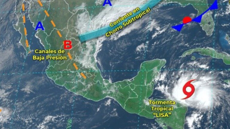 Lisa se convertirá en huracán, pegará como categoría 1 y afectará estos estados; ve cuándo