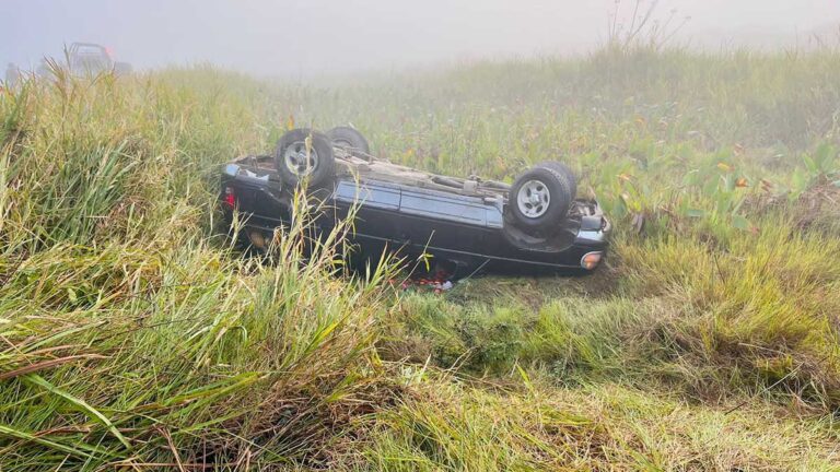 Megacarambola de 17 autos en carretera de Veracruz deja 8 heridos