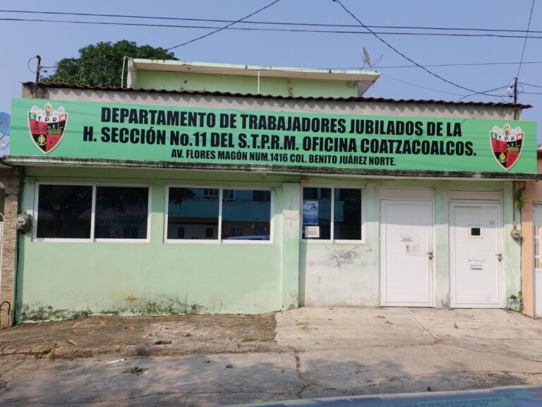 Crece la fuerza de la oficina de jubilados de la 11 en Coatzacoalcos